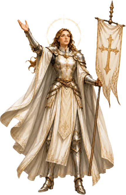 Maiden — full portrait