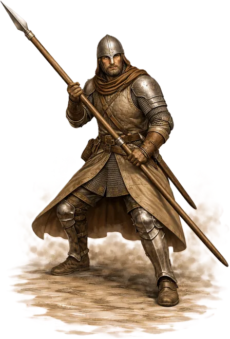 Pikeman — full portrait